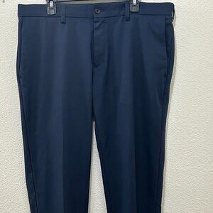 Haggar cool 18 pro fit men's navy golf pants, 38x30